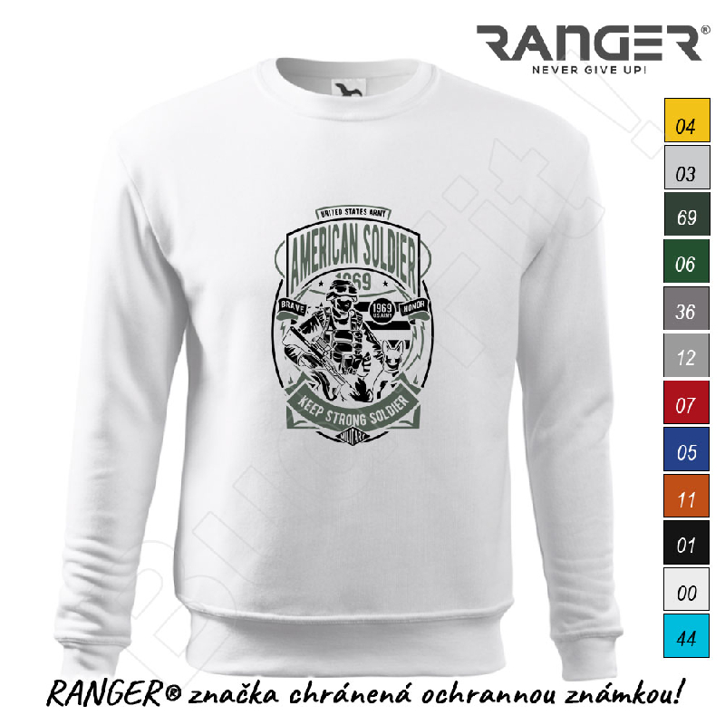 Mikina RANGER® - ARMY SOLDIER