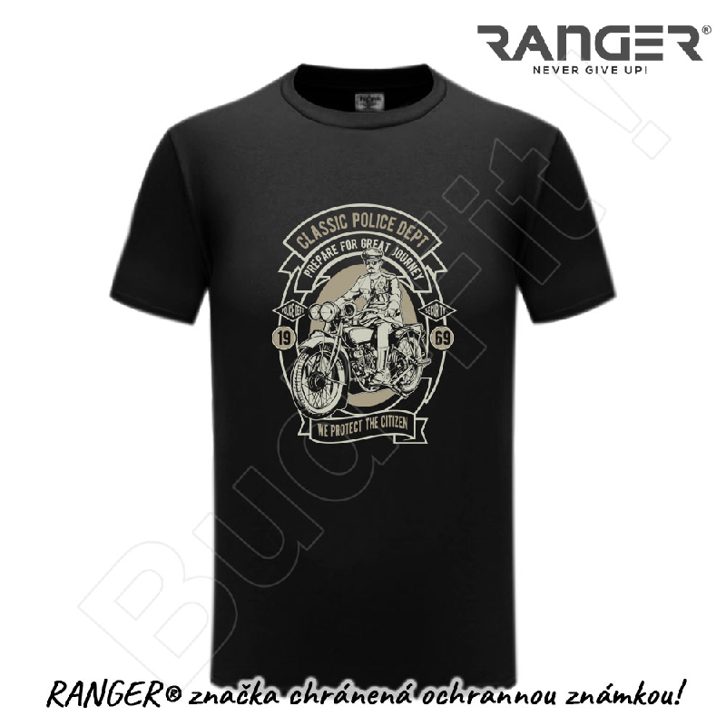 Tričko RANGER® - CLASSIC POLICE BIKER