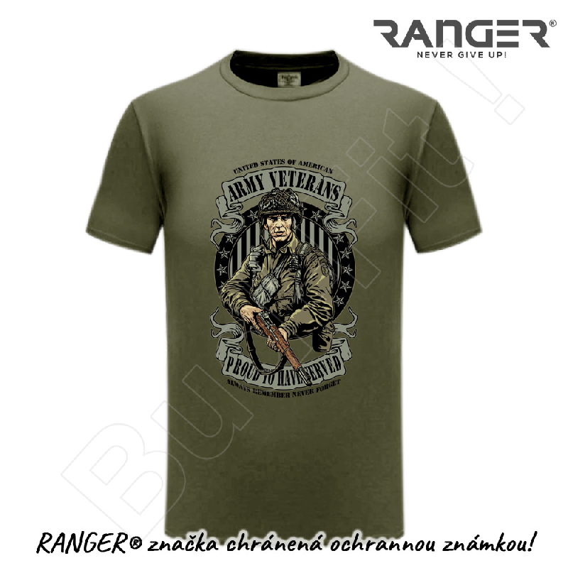 Tričko RANGER® - ARMY VETERANS