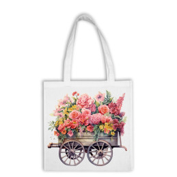 Bavlnená taška - Kvety 14