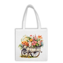 Bavlnená taška - Kvety 15