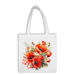 Bavlnená taška - Kvety 18