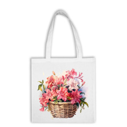 Bavlnená taška - Kvety 26