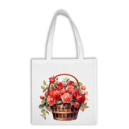 Bavlnená taška - Kvety 35