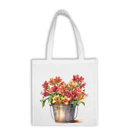 Bavlnená taška - Kvety 38