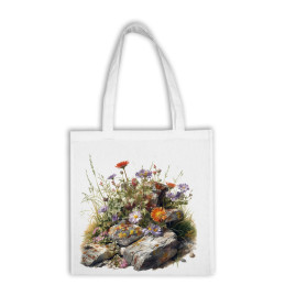 Bavlnená taška - Kvety 42