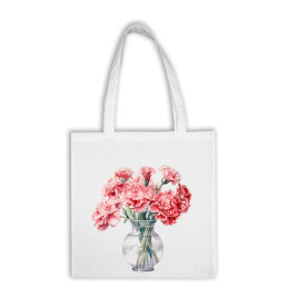 Bavlnená taška - Kvety 57